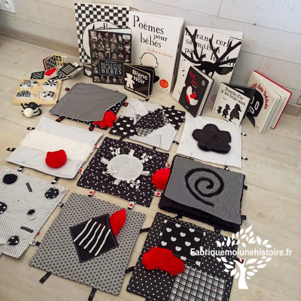 Atelier-L'art des bébés: Les panneaux noir et blanc: Les fabriquer, les animer