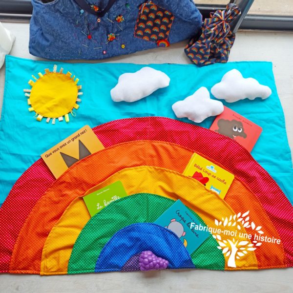 Atelier-En avant les couleurs! Tapis arc-en-ciel: Le fabriquer, l'animer