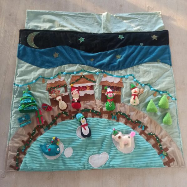 Atelier Le tapis à histoires calendrier de l'avent: le fabriquer, l'animer