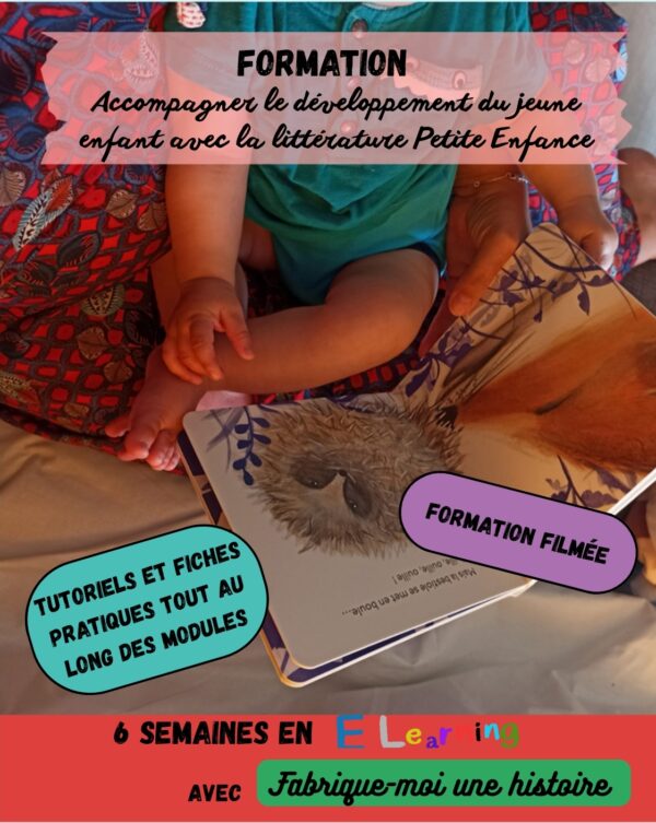 Formation 1 : Accompagner le développement du jeune enfant avec la littérature Petite Enfance
